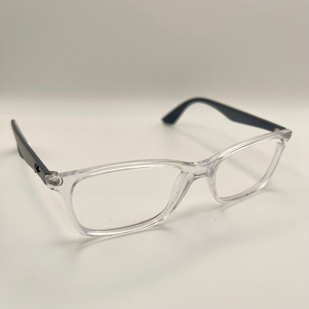 Ray-Ban RB7047 5768 Eyeglasses Clear Gray Translucent Frames Only 56-17-145